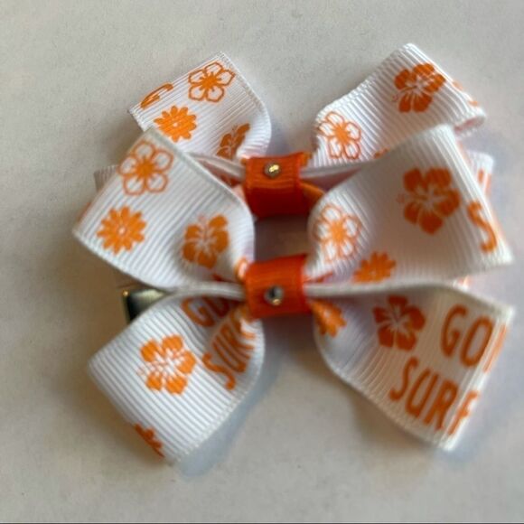 Bow pair hair bows accessories Gone surfing NEW - Picture 6 of 16